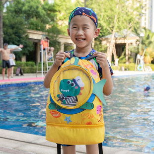 夏季 新款 双肩包 儿童游泳包干湿分离防水收纳袋男女童卡通可爱时尚