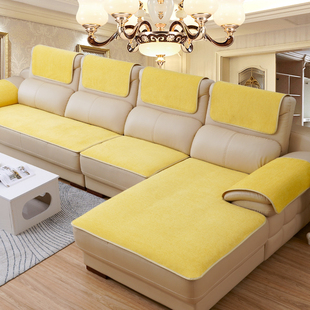 简约真皮客厅家用沙发套专用垫 通用欧式 皮沙发垫防滑坐垫客厅四季