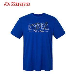 Kappa卡帕短袖 纯棉半袖 男运动T恤夏季 K0B32TD18 新款