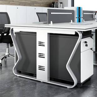 6多人位电脑隔断工位屏风职员桌 简约现代4 职员办公桌椅组合家具