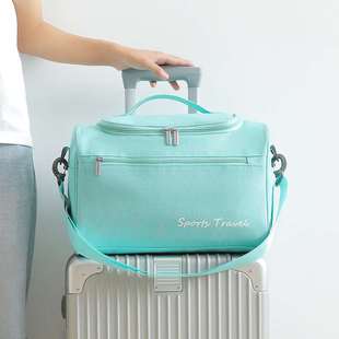 旅行包洗漱化妆袋套行李箱拉杆包旅行箱袋防水短途干湿分离收纳包