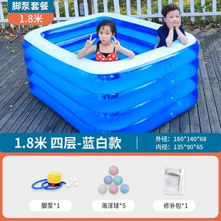 充气游泳池家用宝宝婴儿游泳桶折叠成人儿童小孩室内外大 2022新款