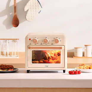 新电烤箱家用空气炸锅多功能一体空气炸烤箱全自动双层大容量13L
