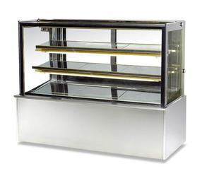 劲力蛋糕柜 保鲜柜 双层蛋糕柜 蛋糕展示柜 0.9米不锈钢日式
