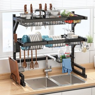 厨房水槽置物架多功能碗盘收纳架家用台面碗碟架水池上碗碟沥水