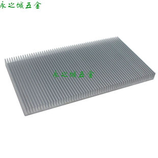 铝合金散热片密齿10018612MM铝板大功率功放散热器铝型材可型材可