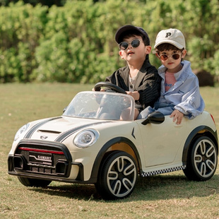 儿童电动车可坐人四轮汽车男女孩可遥控玩具车宝宝双人座充电童车