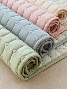 通用学生宿舍可水洗床护垫 A类纯色床褥子简约防滑床垫软垫被四季