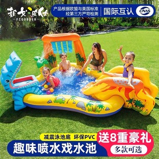 家庭游戏池儿童游泳池家用充气加厚折叠婴儿大型宝宝大人戏水 推荐