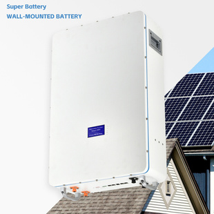 太阳能电池48V 100ah壁挂式 5kwh 家庭储能磷酸铁锂电池组lifepo4