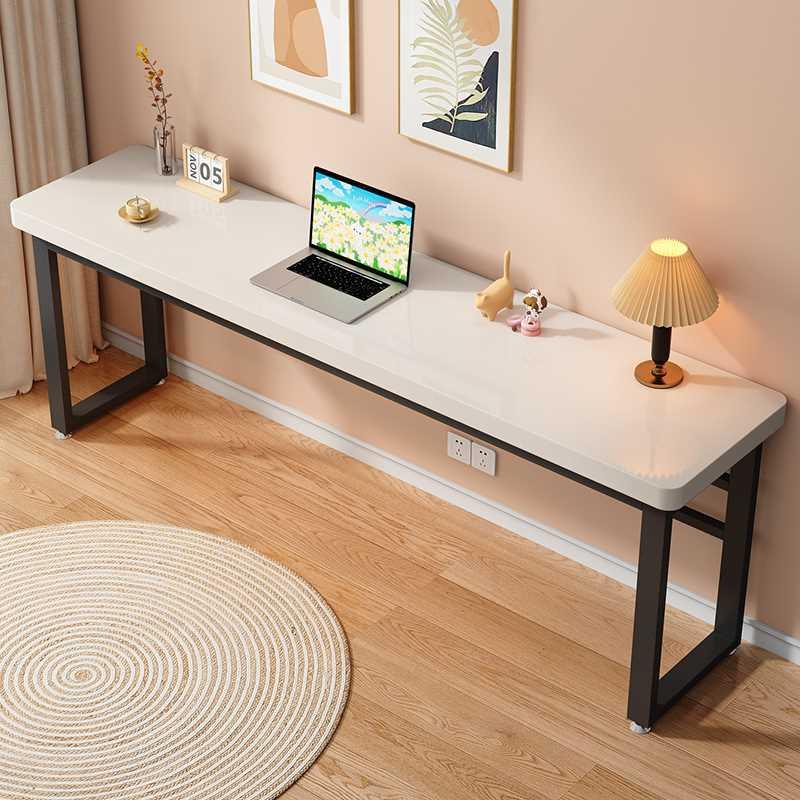 床边桌简易长条桌靠墙窄桌化妆桌小户型实木书桌家用卧室床尾桌子