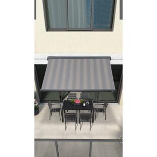 遮雨棚 紫叶铝合金雨棚遮阳棚户外折叠防晒防雨庭院电动阳台伸缩式