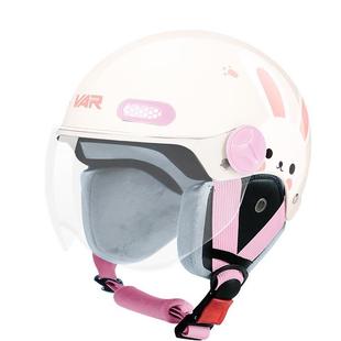 安全帽 通用半盔男女士可爱冬季 国标三C认证VAR电动摩托车头盔四季