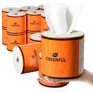 卷筒纸卫生纸整箱厕纸擦手纸 植护气垫纸巾有芯大号卷纸家用实惠装