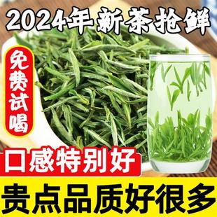 绿茶茶叶2024新茶黄山毛峰特级春茶高山安徽明前茶嫩芽毛尖茶500g