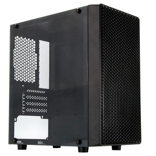 机电脑主机箱开拓者M3迷你小机箱matx侧透黑白色下置全 Tt台式 新款