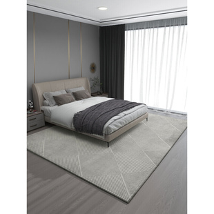 卧室床边毯高级客厅现代沙发地垫家用房间床尾毯轻奢主卧床下地毯