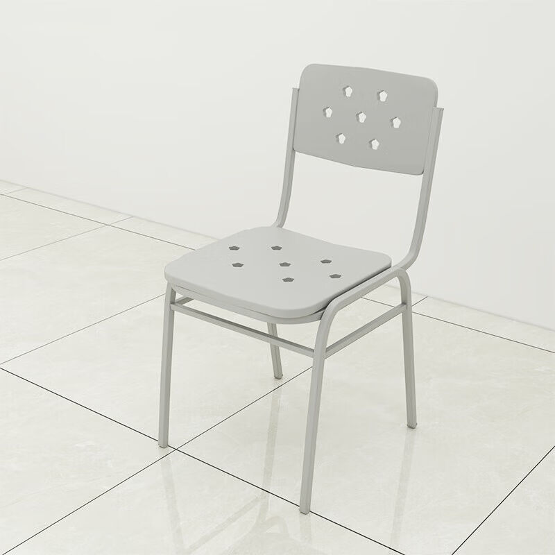 欧思泰办公椅培训椅子钢制靠背学习椅