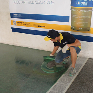 厂销新环氧地坪漆水泥地面漆厂房车间自流平耐磨地板漆抗压中涂品