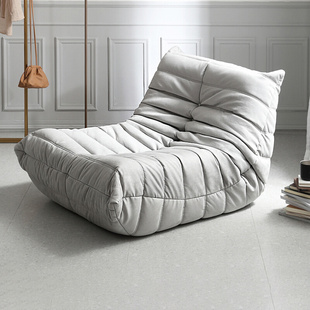 网红科技布绒质毛毛虫沙发 懒人沙发布艺沙发组合客厅现代简约意式