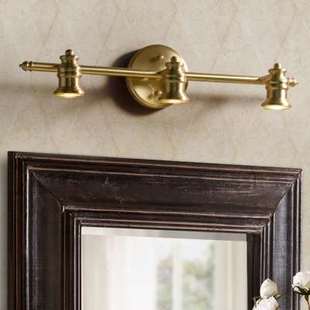 新款 复古镜前灯卫生间镜灯法式 全铜美式 镜柜洗手间浴室灯壁 凯乔