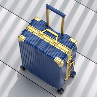 皮箱子铝 高档行李箱男女大容量26寸旅行拉杆箱万向轮结实耐用密码