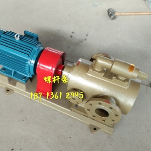 46沥青保温泵电动重质燃油泵防爆船用泵头小型电机 螺杆泵3G36X6A