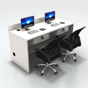 家具房产中介办公电脑桌两人位4人位办公桌椅组合服务前台销售桌