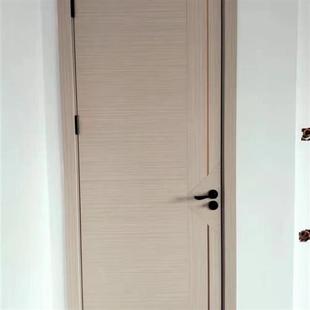 加厚防踹碳晶实木门极简轻奢隔音门环保无漆门免漆门室内门卧室门