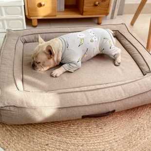 中大型狗床全可拆洗海绵狗床垫边境金毛垫子秋冬狗窝加厚宠物用品