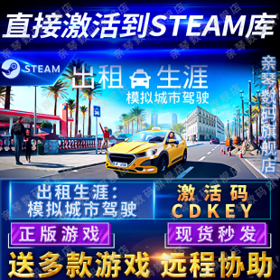 CDKEY国区全球区电脑PC游戏 出租生涯模拟城市驾驶激活码 Steam正版