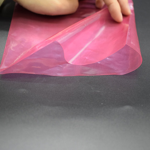 袋环保袋半透明塑料袋子cm 件专包装 粉红色平口袋防静电PE袋电子元