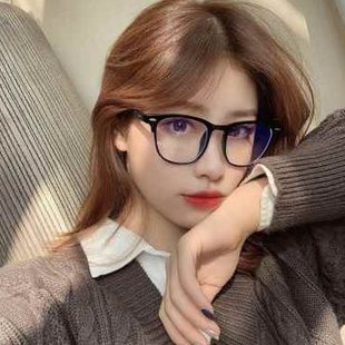 近视眼镜女学生韩版 电脑专用 防蓝光防辐射男文艺护目镜 看手机