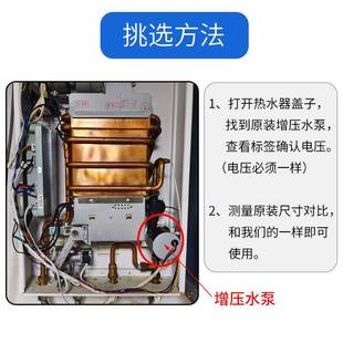 燃气热水器水泵自动上水回水增压泵家用24V零冷水直流循环配件36V