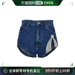 2301P12176LIGHTBLUE 徽标牛仔短裤 香港直邮AREA