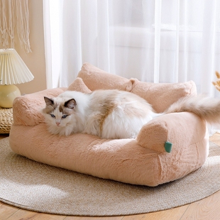 猫窝保暖大号猫沙发通用 宠物狗窝宠物窝垫子猫窝床冬季