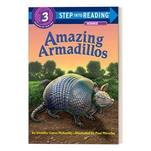 英文原版 进口英语原版 Amazing 英文版 书籍 into 穿山甲 不可思议 Step Reading Armadillos