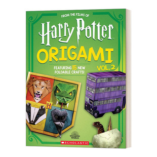 英文原版 进口英语原版 英文版 书籍 Potter 包含15个魔法道具 折纸艺术 Volume Harry Origami 哈利波特折纸书2