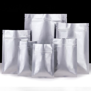 袋 袋干果茶叶包装 2021纯铝自h封袋加厚拉骨w平底袋铝箔袋食品包装