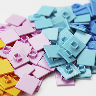 饰画色块创意文具玩具设计定制图案 拼图积木像素画格置洞洞板装
