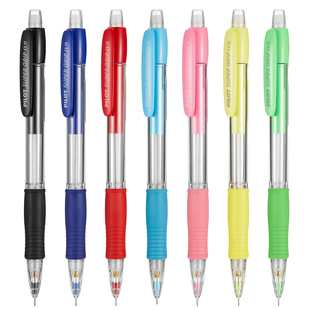 185N彩色透明自动铅笔0.5笔咀可伸缩活动铅笔小学 日本Pilot百乐H