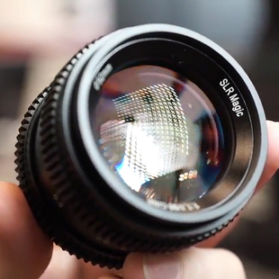 f1.1超大光圈微单相机全画幅e卡口电影人像定焦镜头 slrmagic50mm