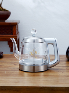 品陶堂茶炉耐高温玻璃壶烧水壶煮茶壶蒸煮茶壶两用耐热玻璃蒸茶壶