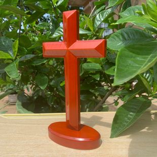 十字架形状摆件礼品实木浮雕各种造型桌面摆放创意19厘米送礼 新款