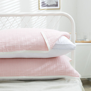 纯色枕巾纯棉一对装 枕头巾高档2021新款 吸汗枕头垫巾高品质 夏季