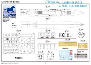 万 伊露尚RBONCO 101 威骏1350 NB50 南昌舰 中国055型驱逐舰
