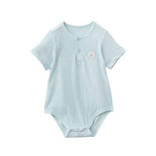 竹纤维内衣套装 婴儿衣服男女宝宝连体衣哈衣英式 薄款 夏季