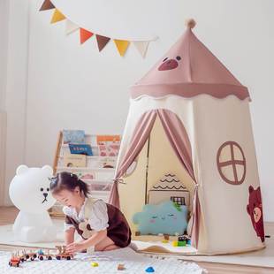 小斑鸠儿童帐篷室内宝宝游戏屋家用男孩女孩公主城堡玩具屋小房子