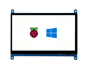 本 1024×600IPS面板低功耗支持树莓派所有版 微雪7寸电容触控屏C版