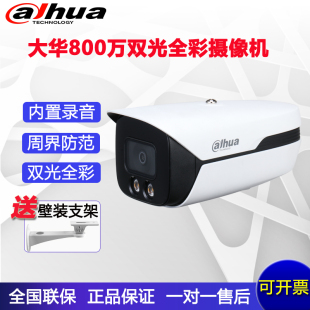 智能检测摄影机 大华dahua网络摄像头4k高清监控双光智能编码